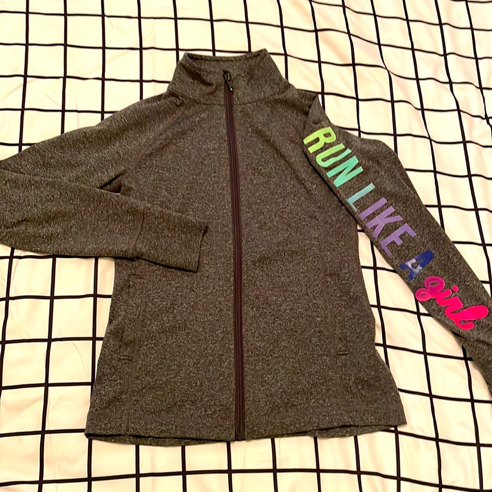 Performance jacket with thumb holes- size small